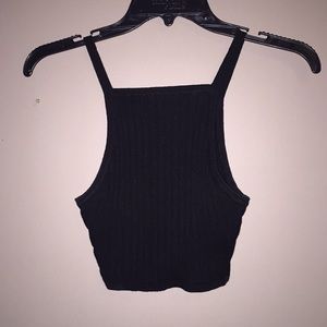 Little black crop top